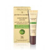 Crema contorno de ojos antiarrugas con ácido hialurónico y colágeno vegetal, 15 ml, L'Erboristica