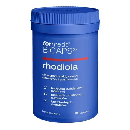 Formeds Bicaps rhodiola, capsule rigide, 60 pezzi.
