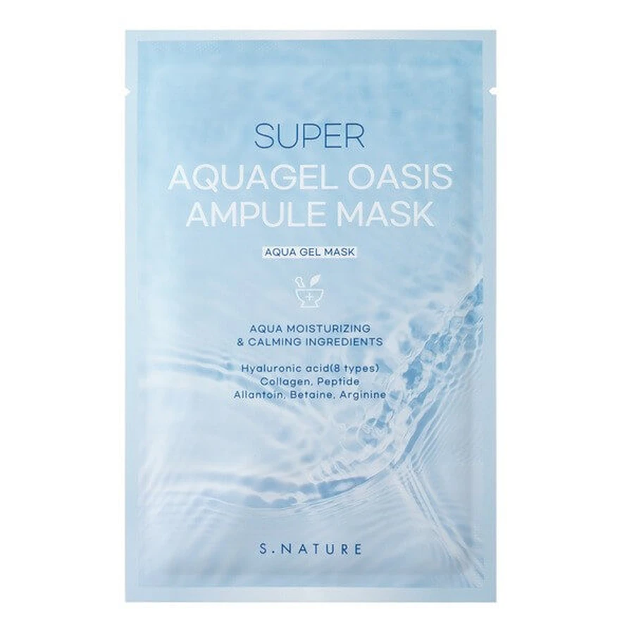 S. Nature Super Aquagel Oasis, hydraterend bladmasker, 30 ml.