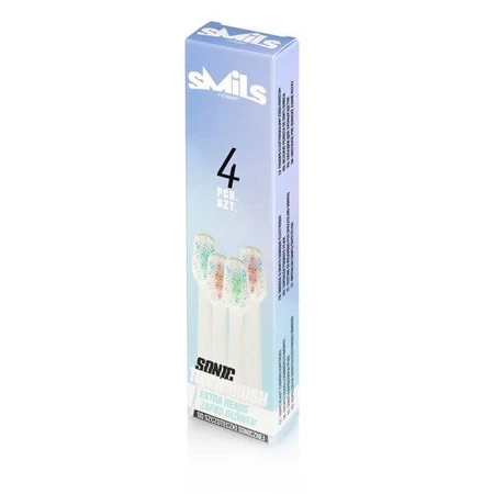 Vitammy, Końcówki do szczoteczki sonicznej Smils light mix, 4 szt.: ceny i cechy