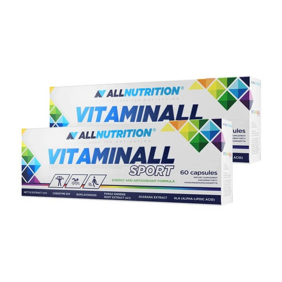 Set de 2 x Allnutrition Vitaminall Sport, capsule, 60 buc.