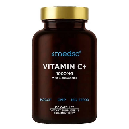 Medso Vitamina C+ 1000 mg, cápsulas duras, 100 uds.