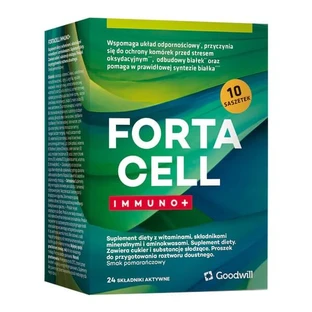 Fortacell Immuno+, pliculețe cu pulbere, 10 buc.