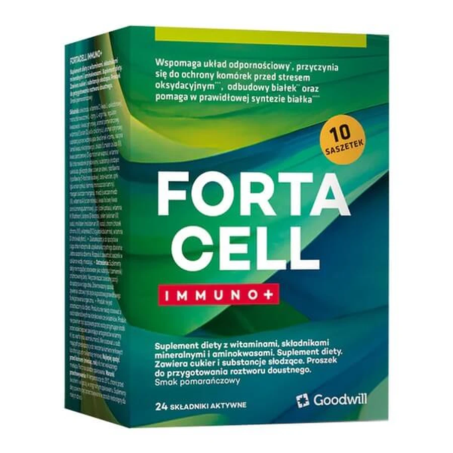 Fortacell Immuno+, sobres de polvo, 10 uds.
