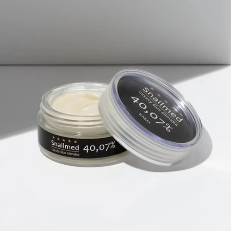 Snailmed, crème anti-âge pour le visage à base de perles noires, de mucus d'escargot naturel et d'acide hyaluronique, 50 ml