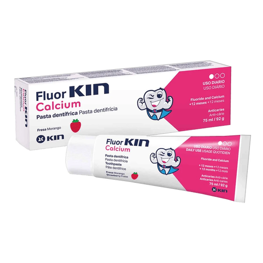 FluorKIN Calcium, pastă de dinți pentru copii, 75 ml