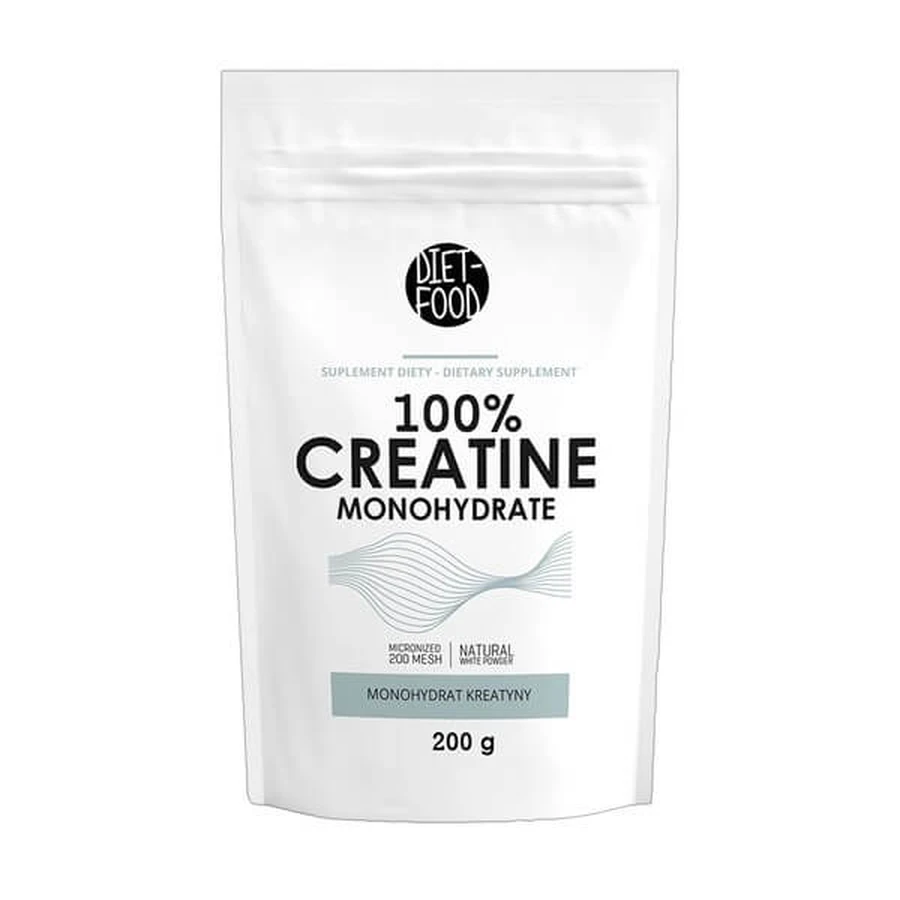 Diet-Food Creatină monohidrat, pulbere, 200 g
