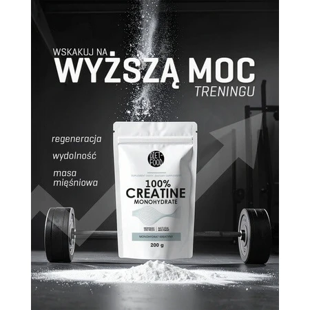 Diet-Food Creatină monohidrat, pulbere, 200 g