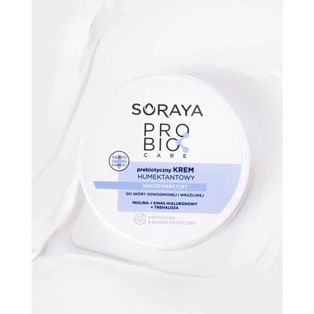Soraya Probio Care, crema prebiótica humectante para pieles deshidratadas y sensibles, 200 ml