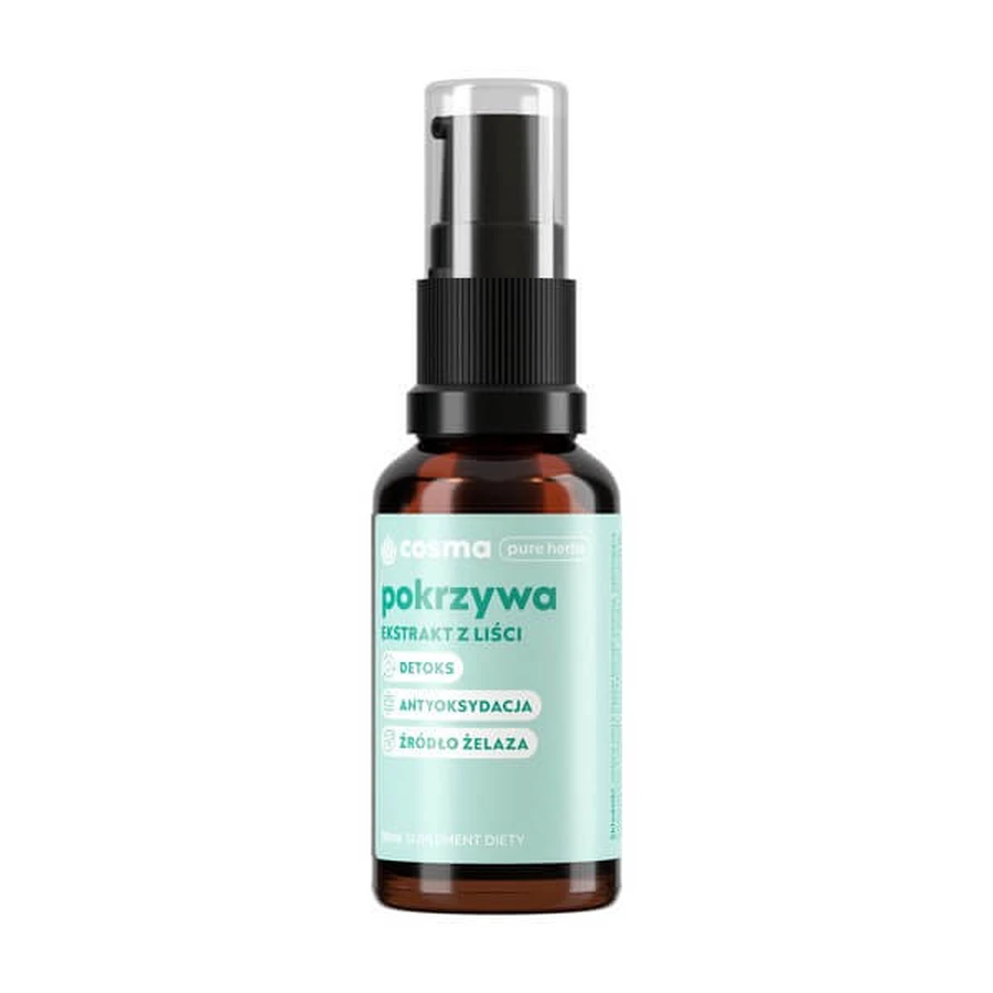 Cosma Pure Herbs Pokrzywa, płyn, 30 ml: ceny i cechy