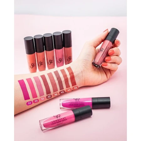 Golden Rose Longstay Liquid Matte Lipstick, matowa pomadka w płynie, 37, 5,5 ml: ceny i cechy