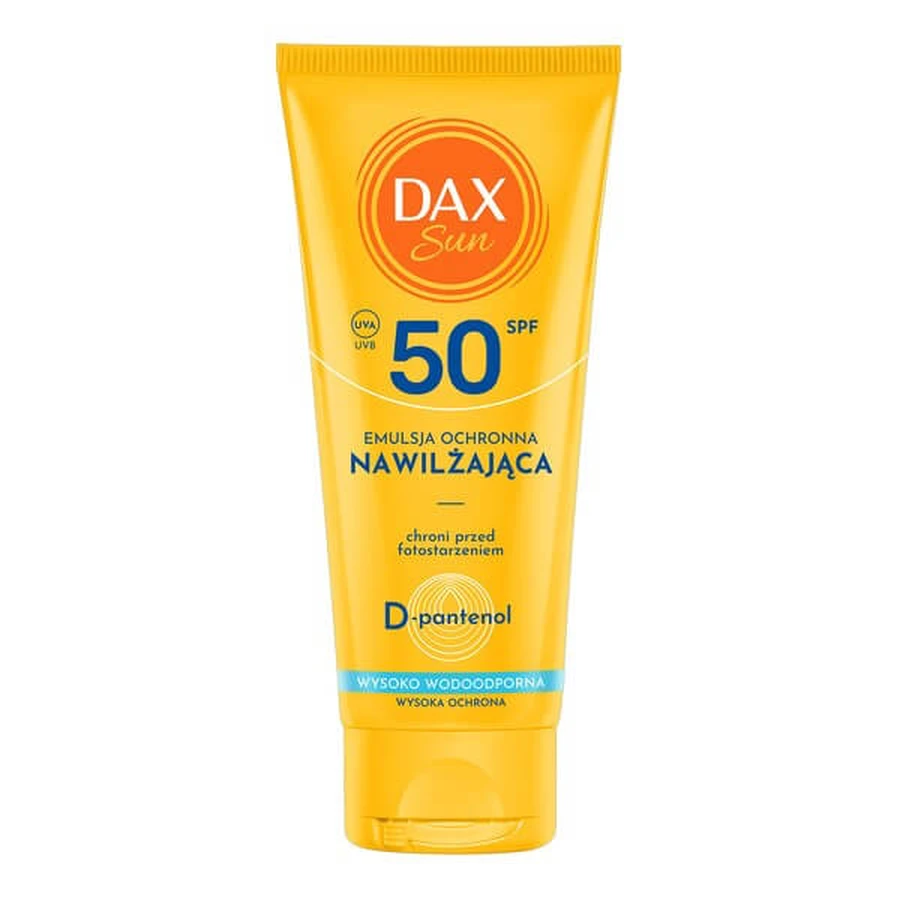 Dax Sun, hydraterende beschermende emulsie SPF 50, reis, 100 ml