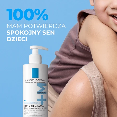 Kit Lipikar de La Roche Posay, Syndet AP+, crema limpiadora reponedora de lípidos contra la irritación cutánea, 400 ml + Baume AP+Max, loción con potr
