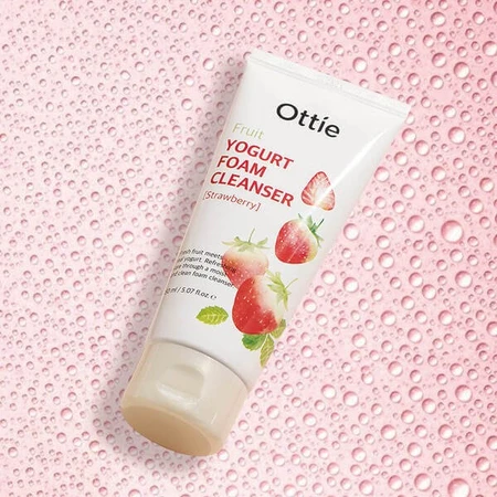 Ottie Fruit Yogurt, schiuma per il viso, Fragola, 150 ml