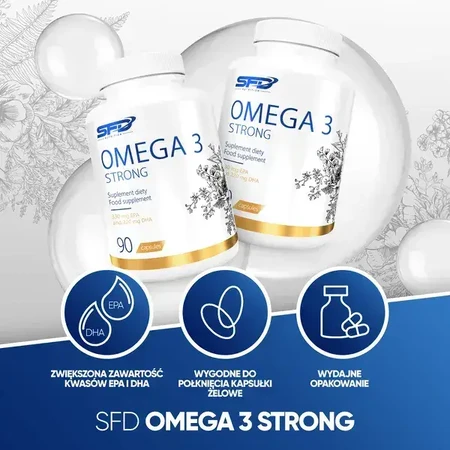 Set de 2x SFD Omega 3 Strong capsule, 90 buc.