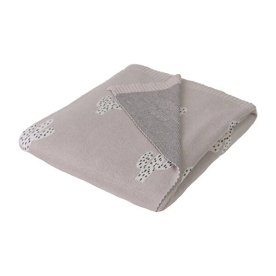 Babymatex Pattern, manta de bambú, 80 x 100 cm, beige, 1 ud.