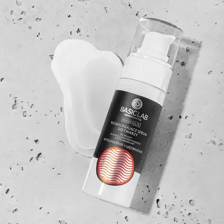 BasicLab Masculis, siero viso rinforzante Levigante e rassodante, 30 ml