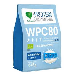 BeOrganic WPC 80 Pure, polvere, 345 g