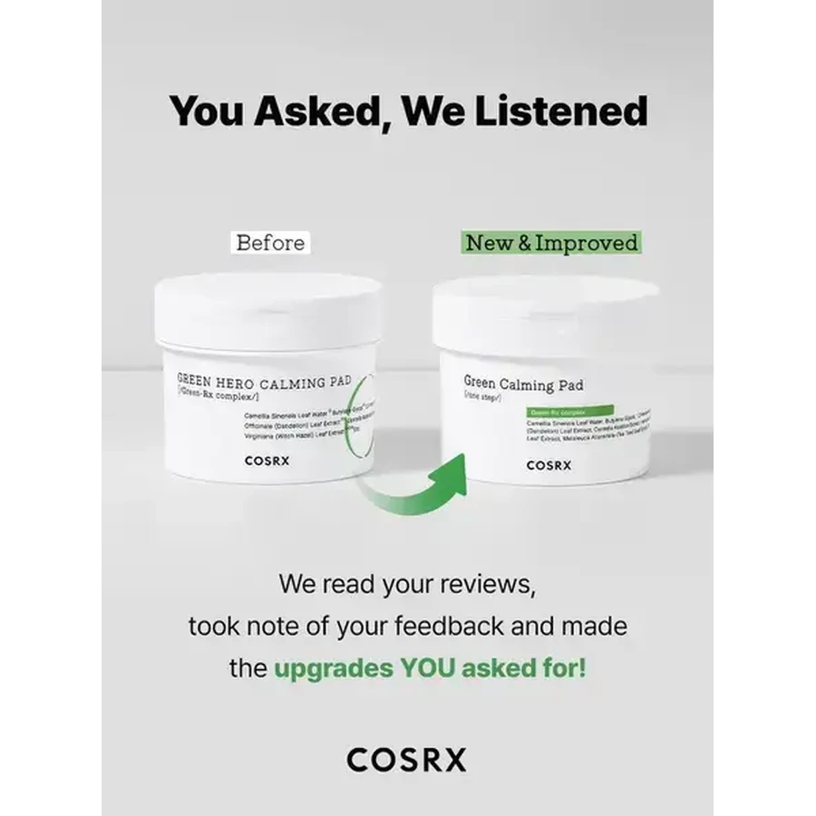 Cosrx One Step Green Calming Pad, tampoane de față tonifiante, 70 buc.