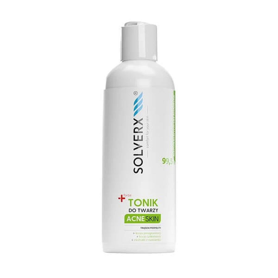 Solverx Acne Skin, tonik do twarzy, 200 ml: ceny i cechy