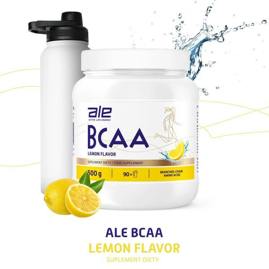 ALE BCAA al gusto di limone, polvere, 500 g