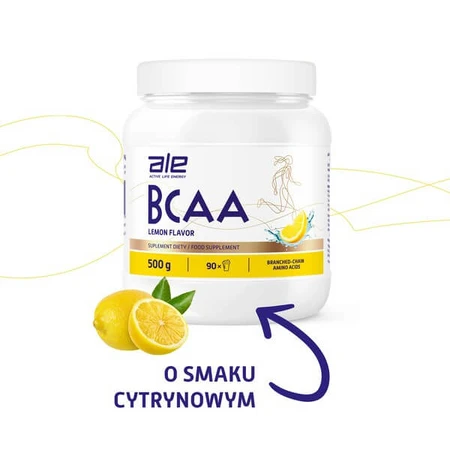 ALE BCAA al gusto di limone, polvere, 500 g