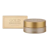 Petitfee, cuscinetti idrogel idratanti e illuminanti con oro, 60 pezzi.