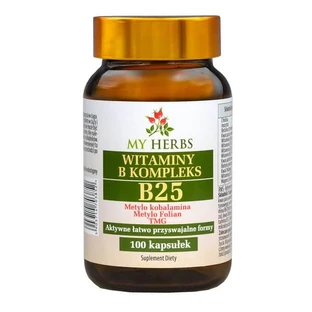 My Herbs Vitamins B Complex B 25, capsule, 100 pz.