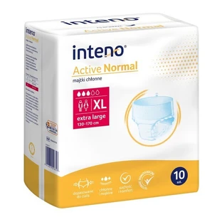 Inteno Active Normal, mutandine assorbenti, taglia XL, 10 pezzi.