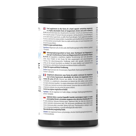 Skill Nutrition Magnesium Citrate + B6, kapsułki, 180 szt.: ceny i cechy