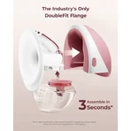 Momcozy M9, tiralatte singolo, colore rosso, 1 pz.