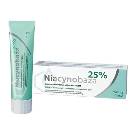 Set Niacinobase 25%, concentrated serum with niacinamide, 30 g + Retinobase 17000, pharmaceutical vitamin A cream, 30 g