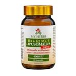 My Herbs D3 + K2 MK-7 Liposomal, Forte, Kapseln, 80 Stück.