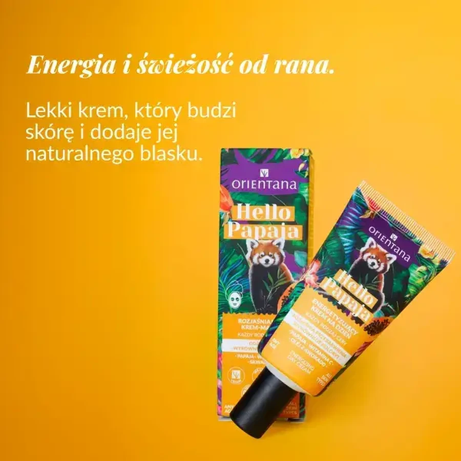 Orientana Hello Papaya, cremă de zi energizantă pentru față, 40 ml