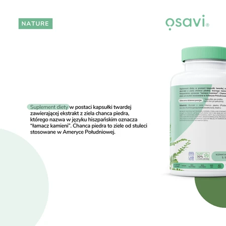 Osavi Chanca piedra 500 mg, kapsułki twarde, 120 szt.: ceny i cechy