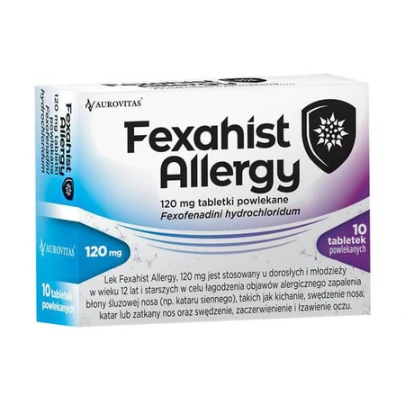 Set de 3x Fexahist Allergy, 120 mg, comprimate filmate, 10 buc.