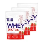 Zestaw 3x ALE Whey Protein Strawberry Flavor: ceny i cechy