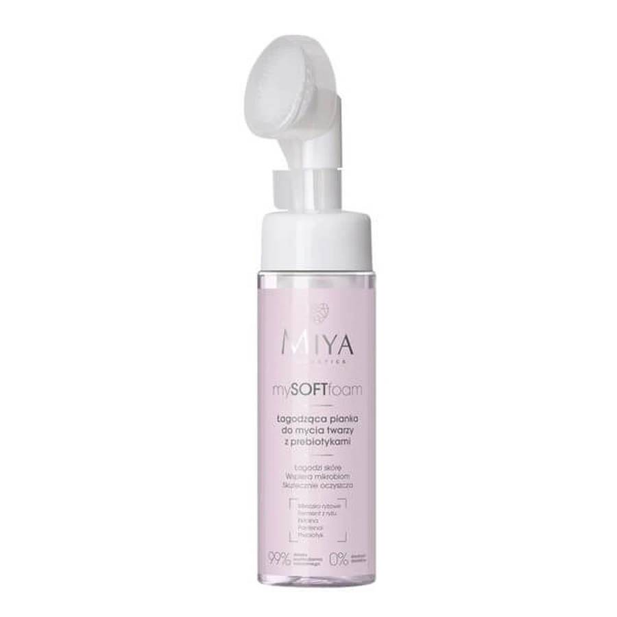 Miya Cosmetics mySOFTfoam, beruhigende Gesichtsreinigung mit Präbiotika, 150 ml