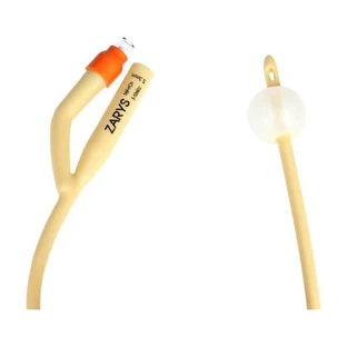 Schiță, cateter urologic Foley'a, cu două căi, cu supapă din plastic, CH 16/5-10 ml, 1 buc.