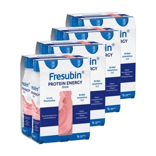 Fresubin Protein Energy Drink, bevanda liquida al gusto di fragola, 16x200 ml