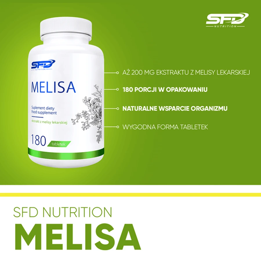 SFD Melissa, comprimés, 180 pcs.