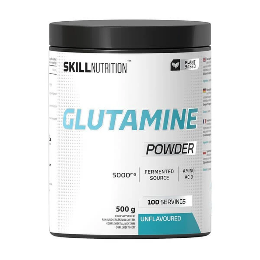 Skill Glutamine Poeder, poeder, smaakloos, 500 g