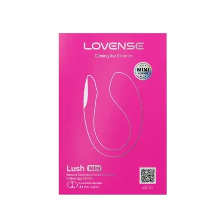 Lovense Lush Mini, vibrator cu ou controlat prin aplicație, roz, 1 buc.