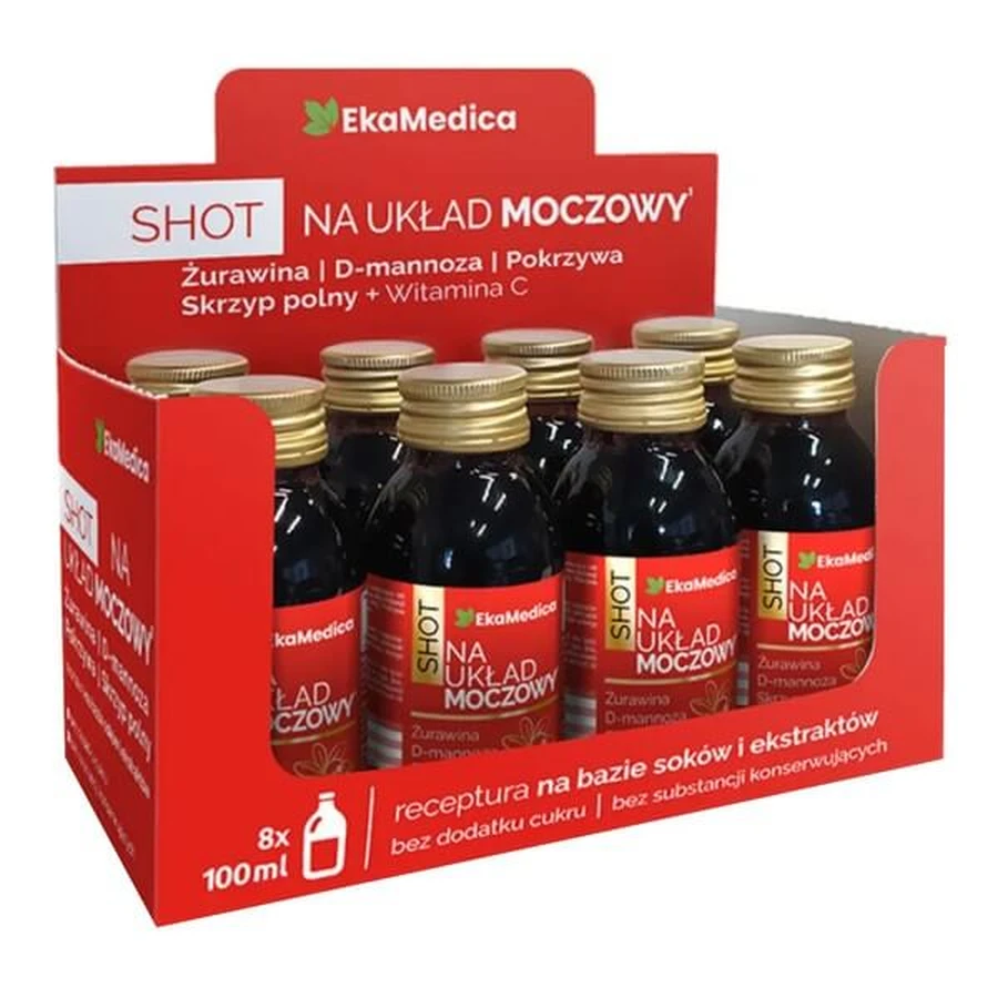 EkaMedica Shot Na système urinaire, liquide, 100 ml x 8 pcs.