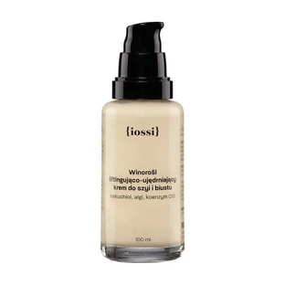 Iossi Vine, straffende und festigende Creme für Hals und Dekolleté mit Bacchio, 100 ml