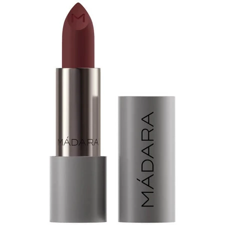 Madara Velvet Matte Cream Lipstick, matter Lippenstift mit satiniertem Finish, Dark Nude, 3,8 g