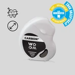 WOOM Carbon+, seda dental hinchable con carbón activado, 30 m