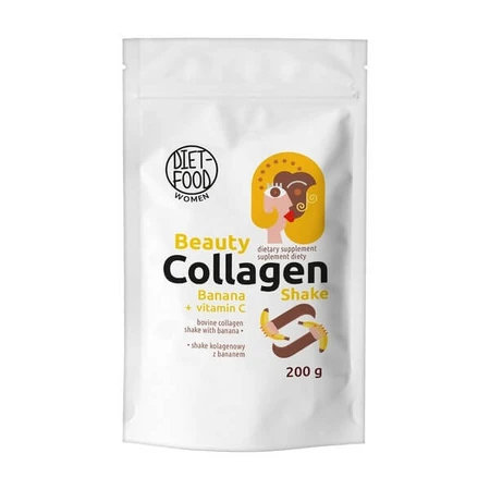 Dieet Voeding Vrouwen Schoonheid Collageen Shake Banaan, poeder, 200 g