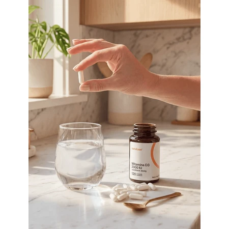Sundose Vitamina D3 2000 UI, capsule tari, 120 buc.