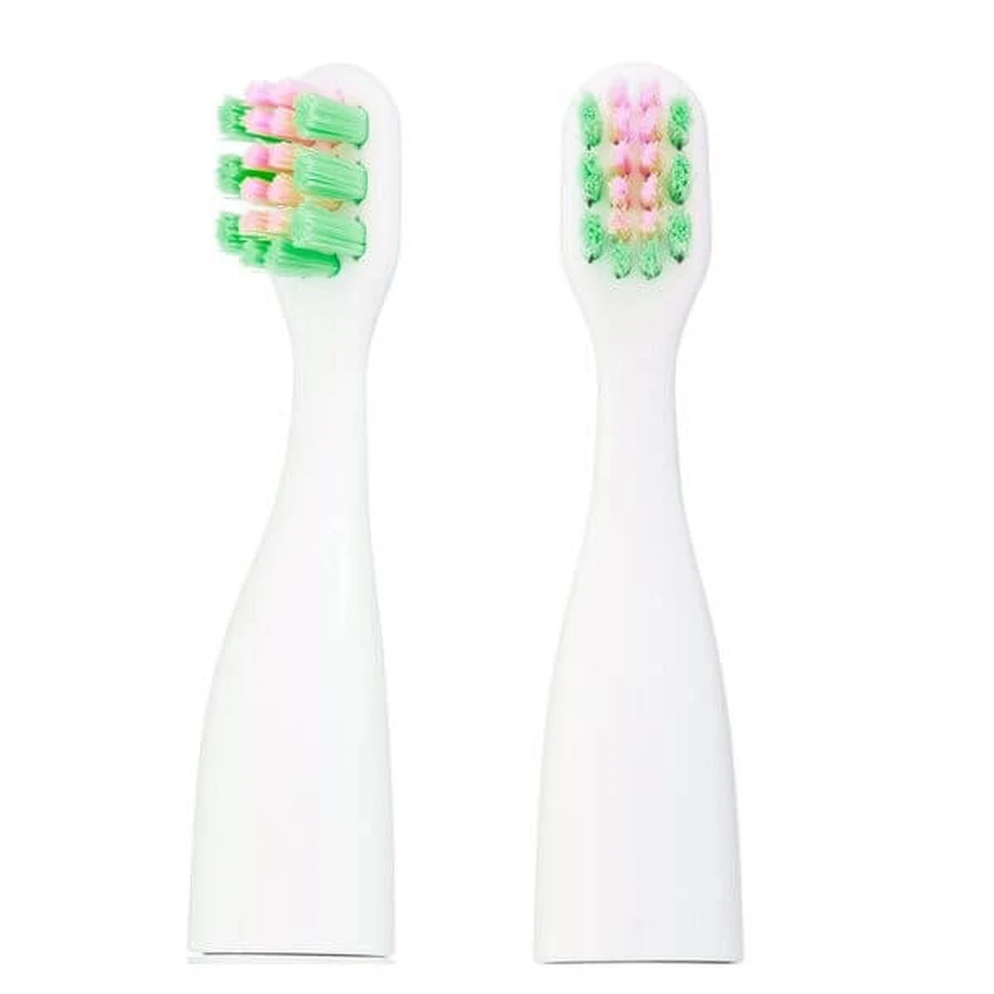 Vitammy Friends, puntas de cepillo de dientes, verde-rosa, 36 m+, 2 uds.
